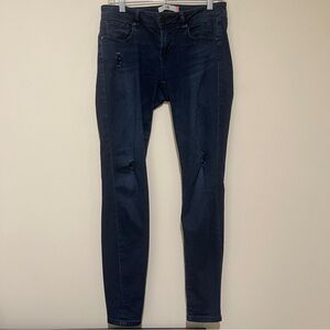 Like New- CAbi Distressed Skinny Jeans Size 4